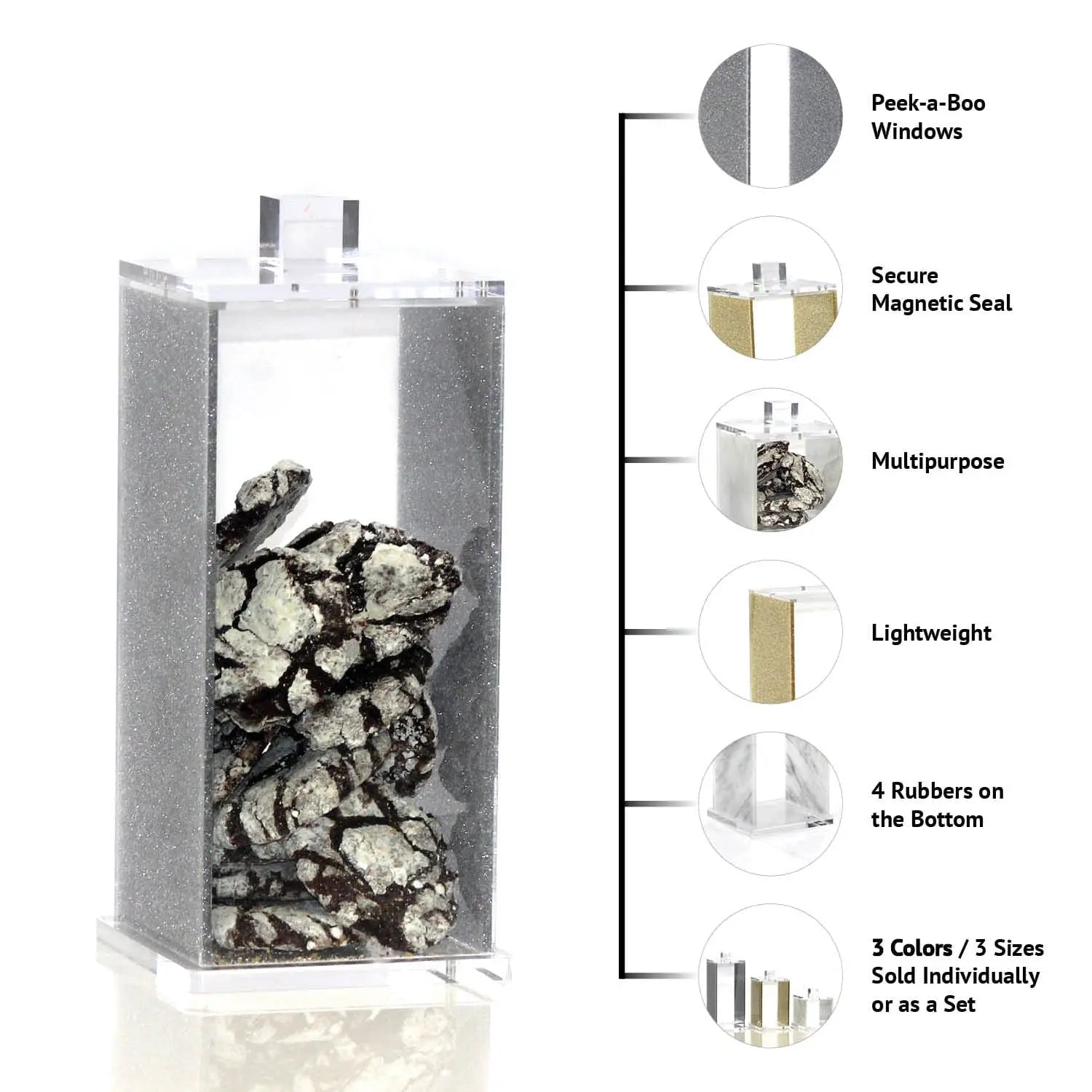Square Canisters | Judaica Square Lakewood