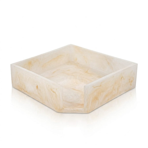 Square Resin Napkin Holder | Judaica Square Lakewood
