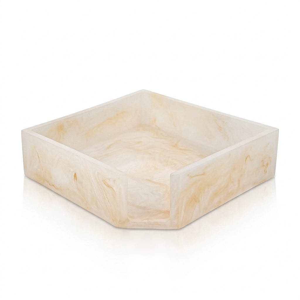 Square Resin Napkin Holder | Judaica Square Lakewood