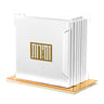 Square Softcover Leather & Lucite Zemiros Bencher Set — Bencher Set | Judaica Square Lakewood