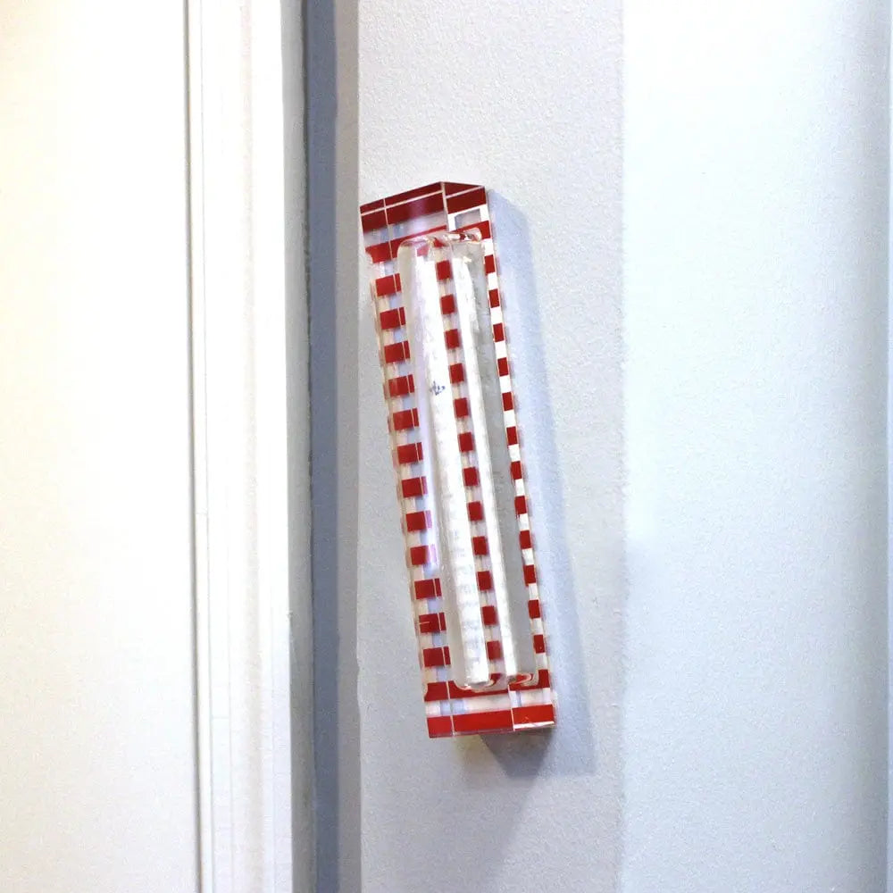 Stripe Mezuzah Case | Judaica Square Lakewood
