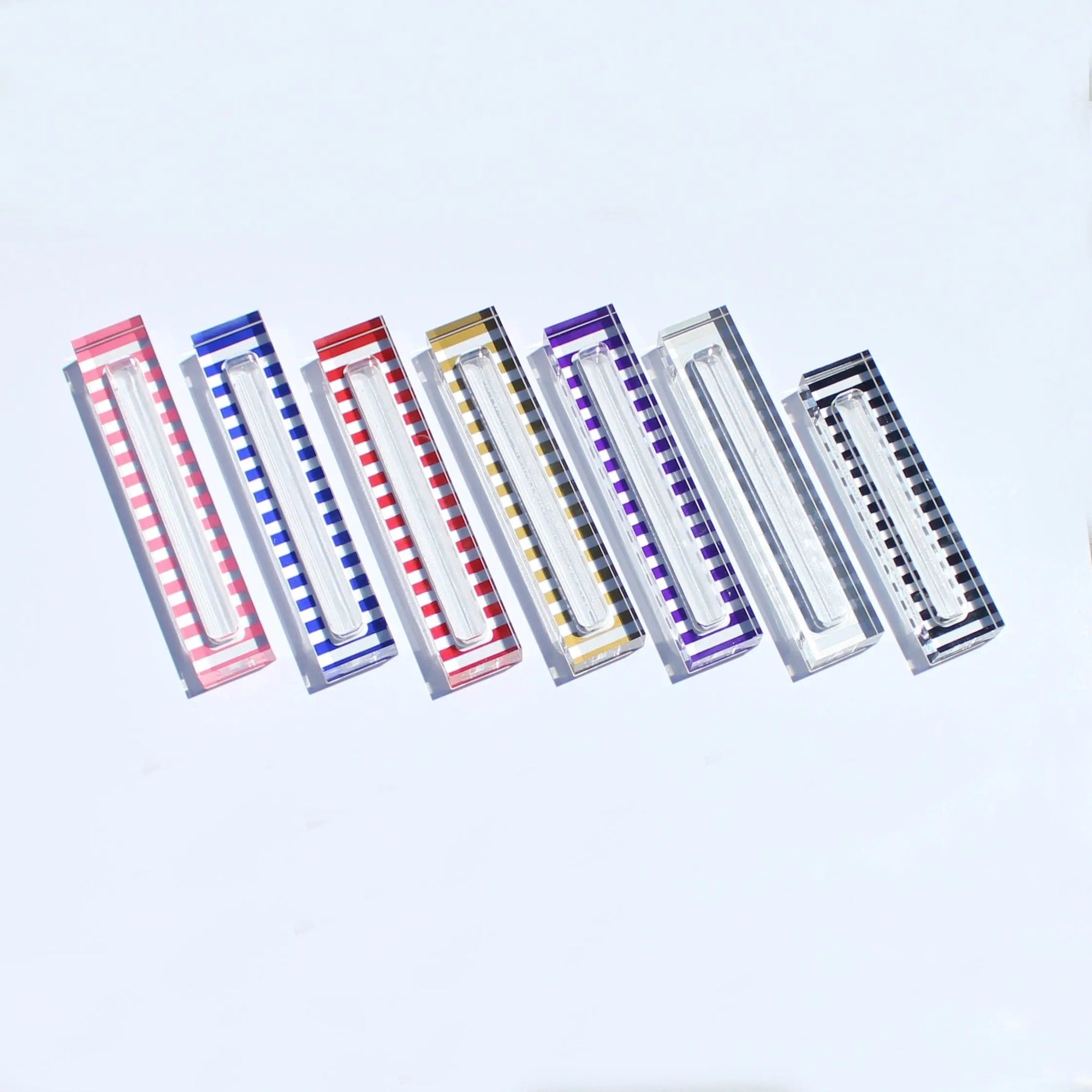 Stripe Mezuzah Case | Judaica Square Lakewood
