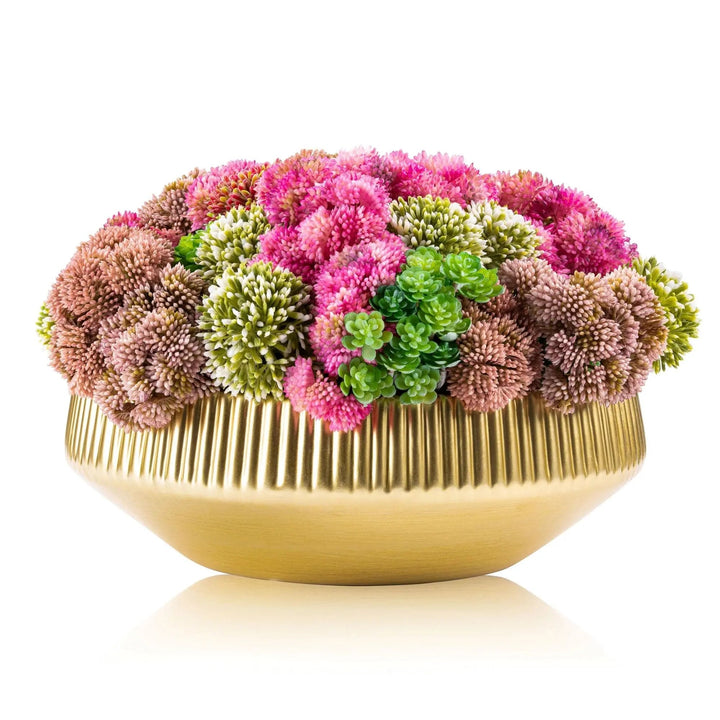 Succulent Pink Flower Pot — Tabletop