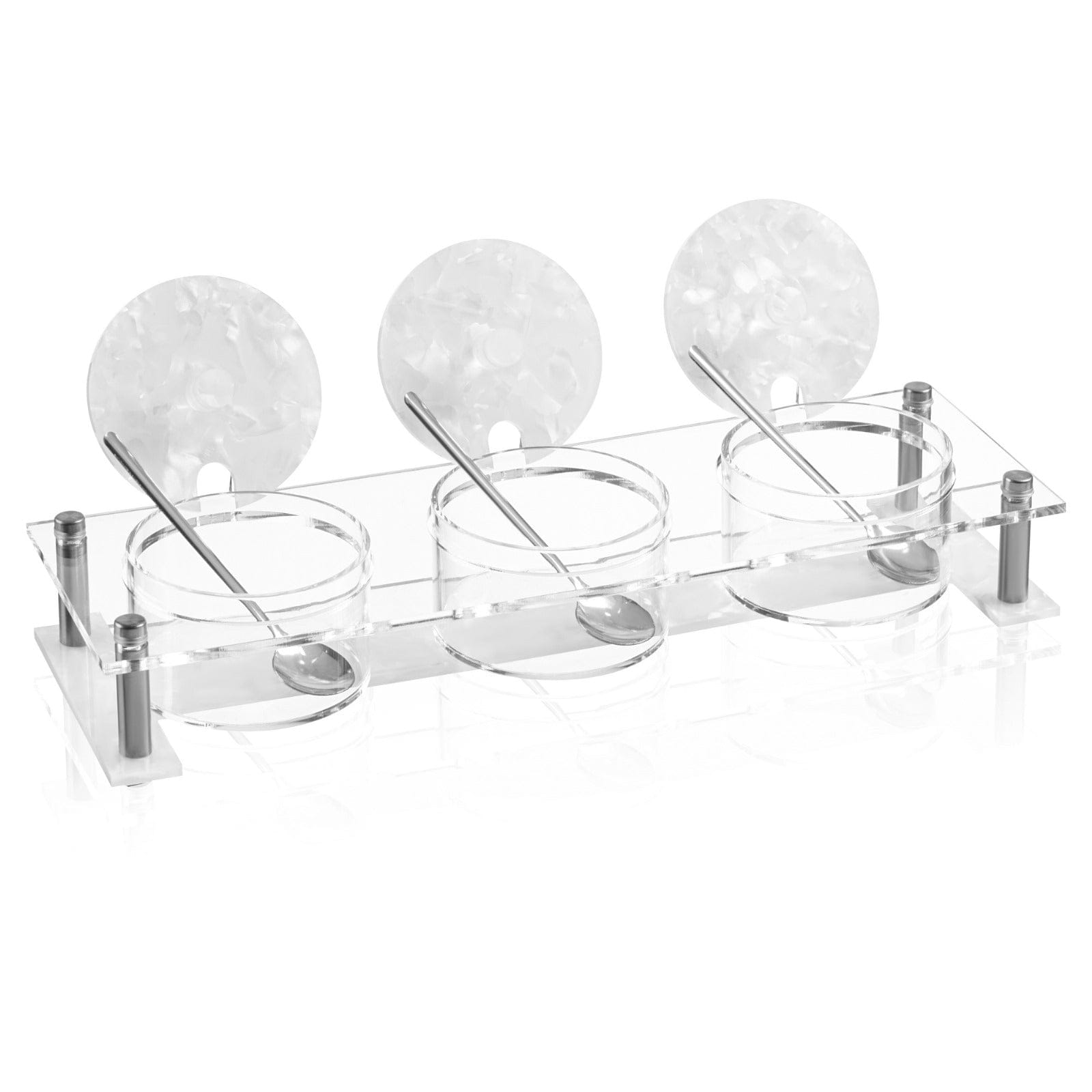 Suspended Pearlstone Dip Bowl Set | Judaica Square Lakewood