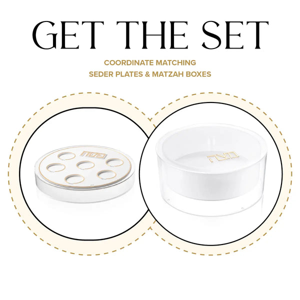 Suspended Seder Plate & Matzah Box | Judaica Square Lakewood