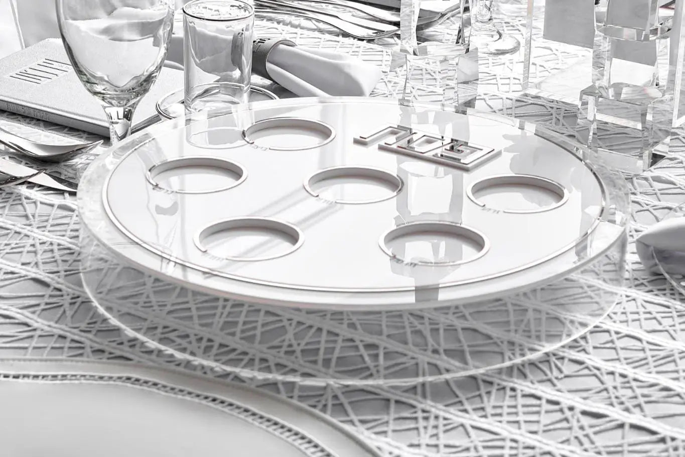 Suspended Seder Plate | Judaica Square Lakewood