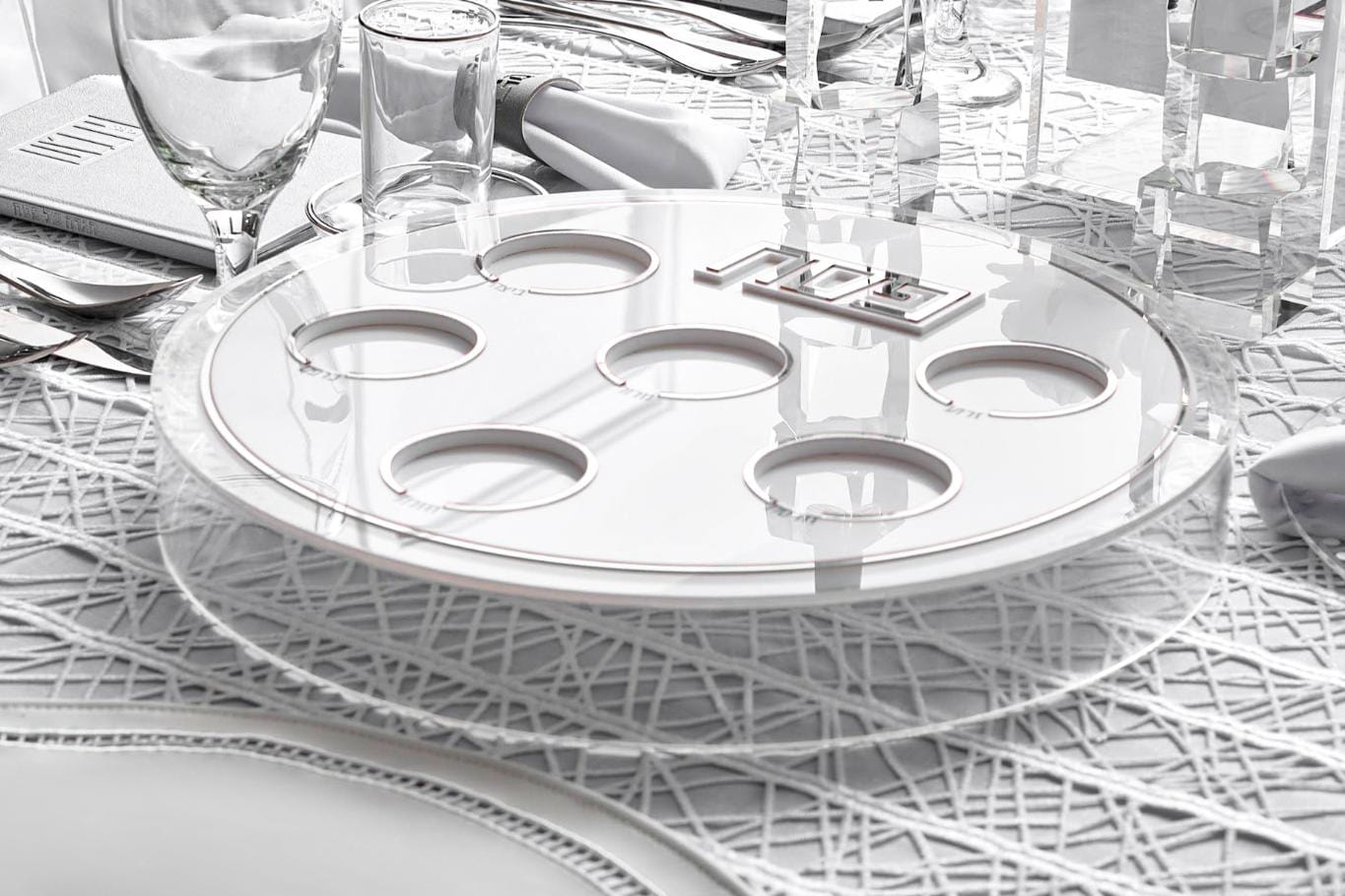 Suspended Seder Plate