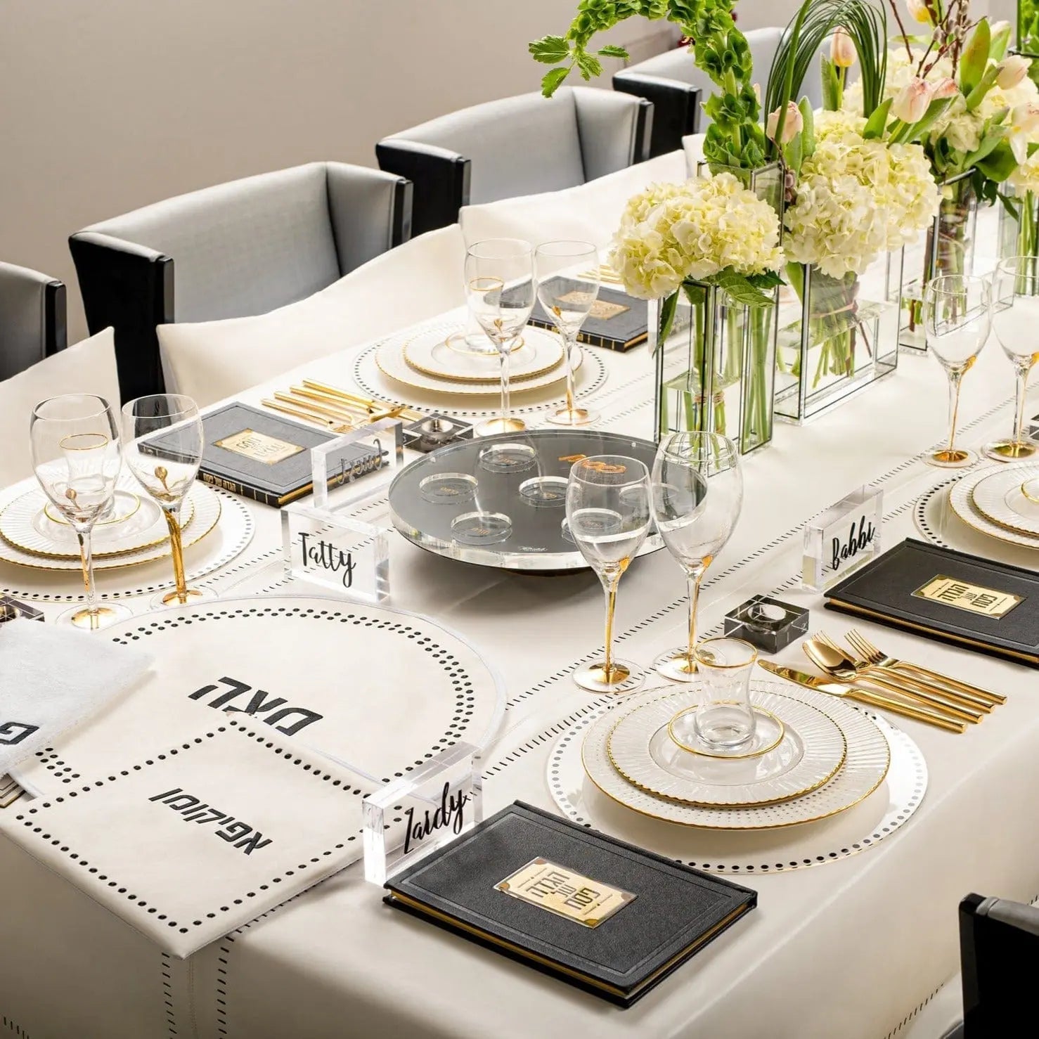 Tablecloth with Hemstitch Border | Judaica Square Lakewood