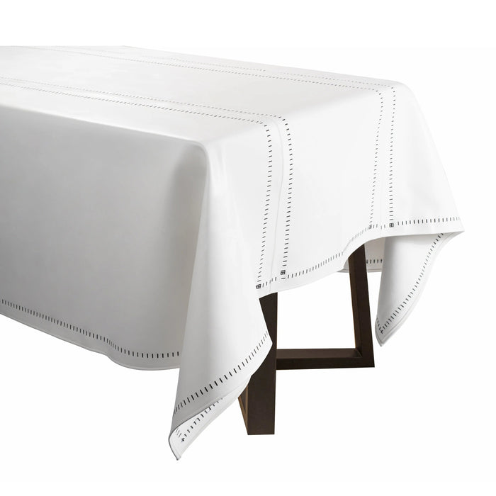 Tablecloth with Hemstitch Border — leather | Judaica Square Lakewood