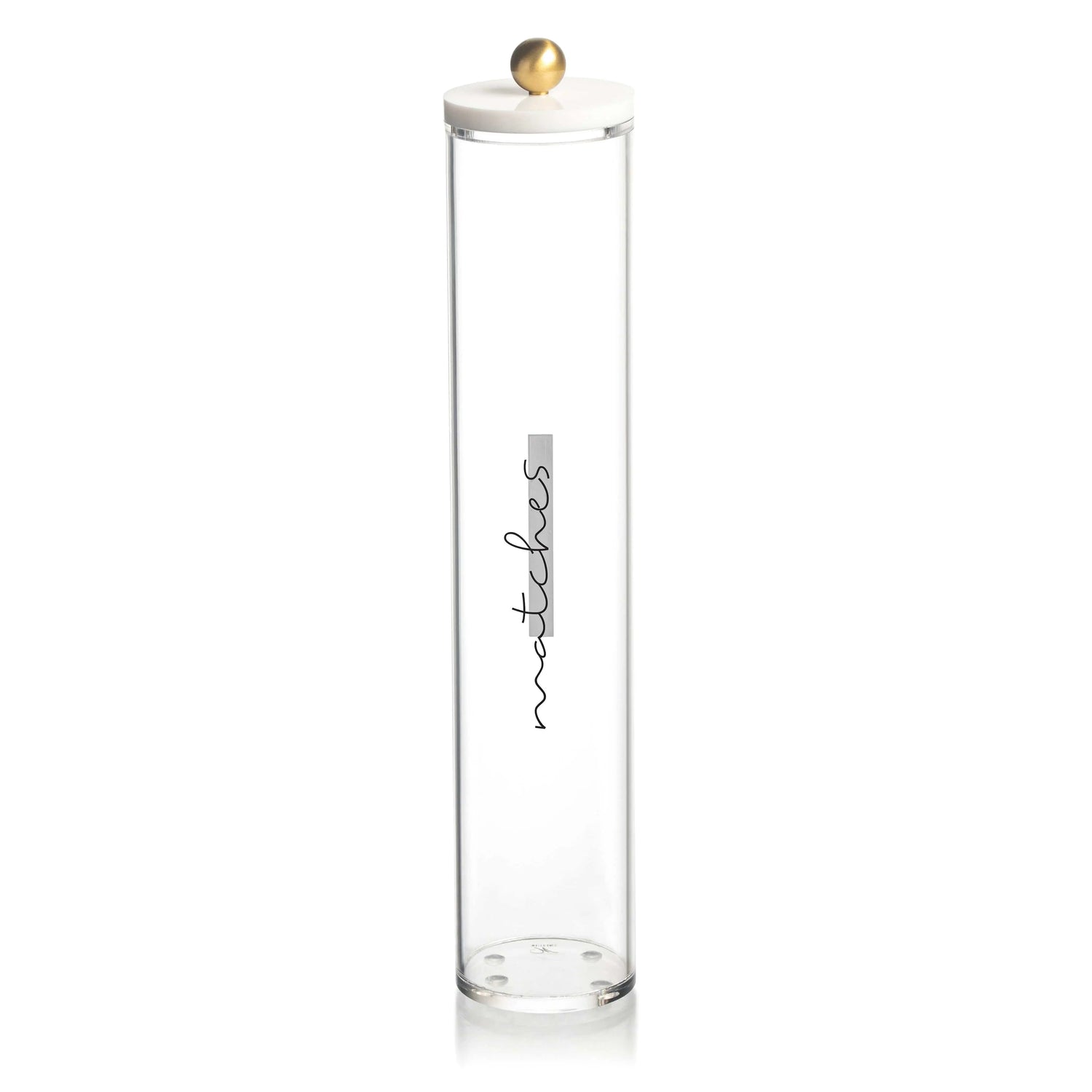 Tall Cylinder Match Holder | Judaica Square Lakewood