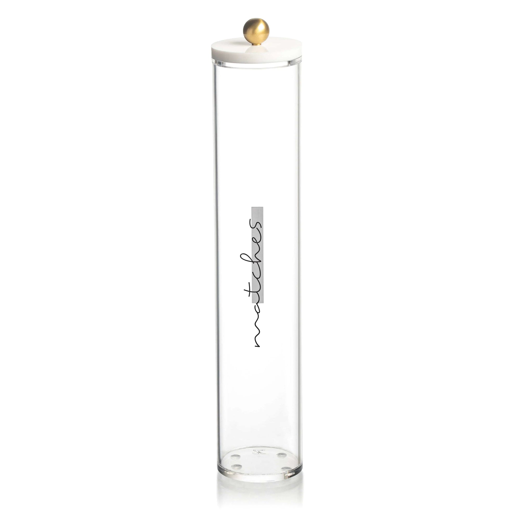 Tall Cylinder Match Holder | Judaica Square Lakewood