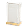 Tall Hardcover Leather & Lucite Bencher Set — Bencher Set | Judaica Square Lakewood