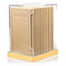 Tall Hardcover Leather & Lucite Bencher Set — Bencher Set | Judaica Square Lakewood