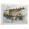 Teal Kosel by Batya — Western Wall painted in teal on crystal-clear lucite