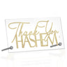 Thank You Hashem Basic Tabletop — lucite Judaica | Judaica Square Lakewood