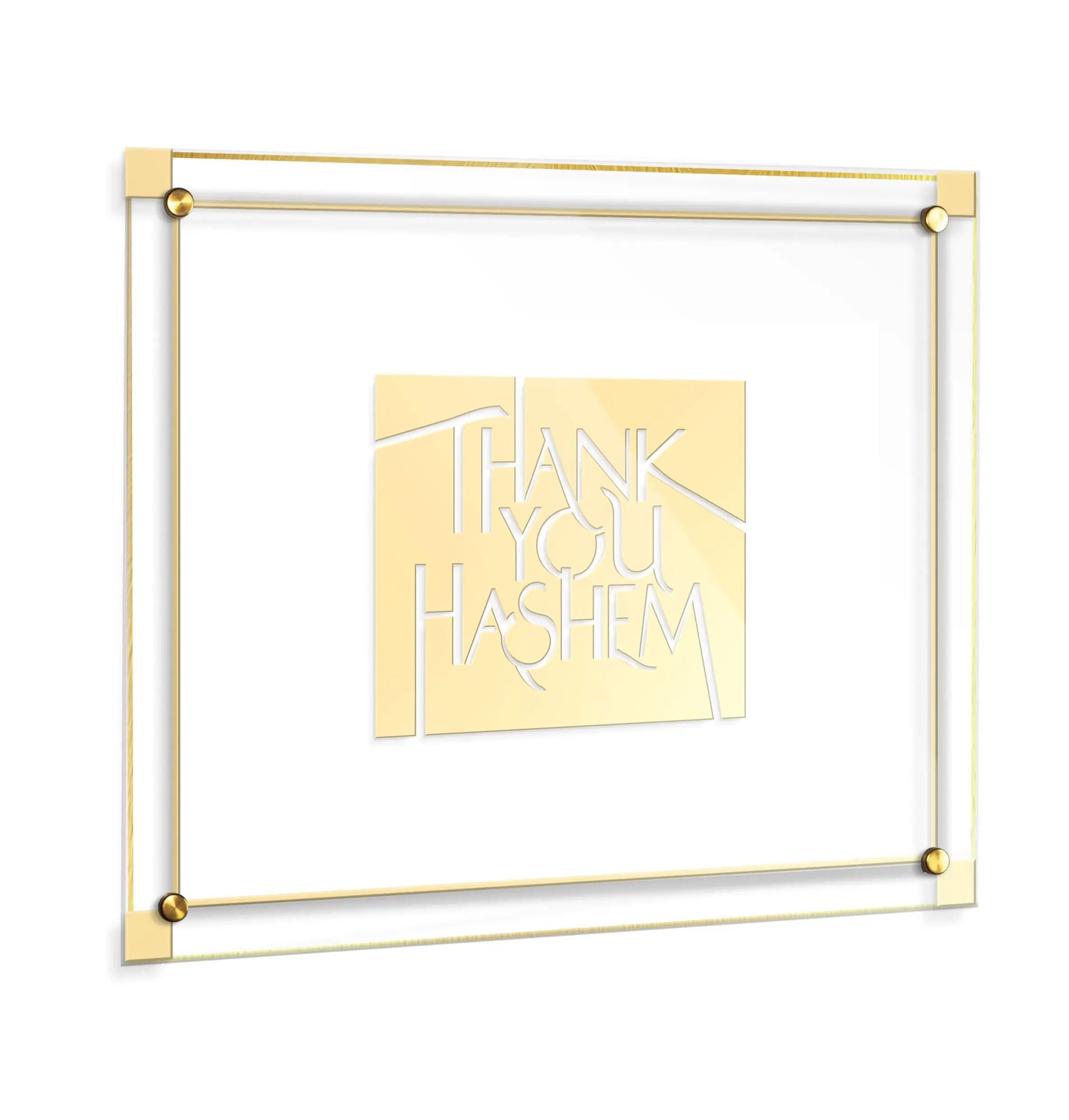 Thank You Hashem Classic 2.0  Wall Art | Judaica Square Lakewood