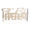 Thank You Hashem Sculpture — lucite | Judaica Square Lakewood