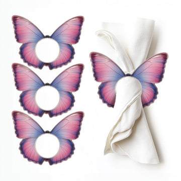 Tie - Dye Butterfly Napkin Rings — Napkin Rings