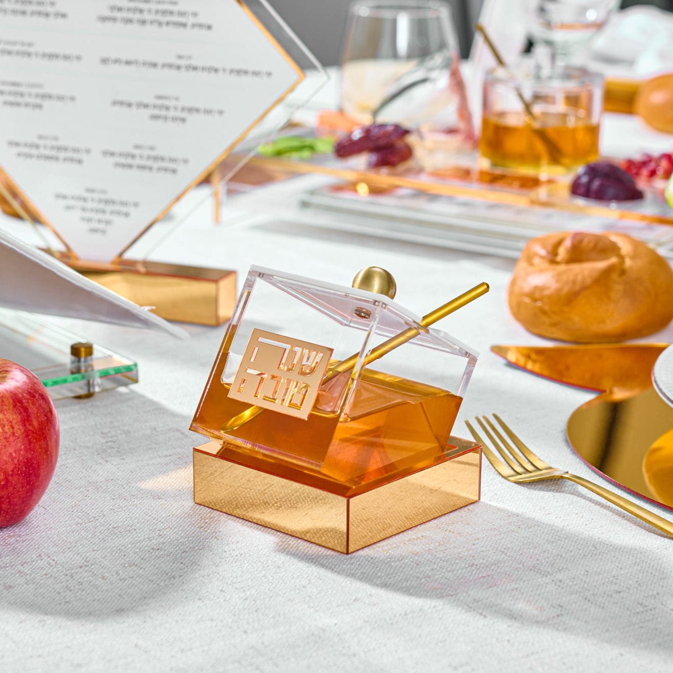 Tilt Honey Dish | Judaica Square Lakewood