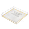 Traditional Havdalah Plate — lucite Tray | Judaica Square Lakewood