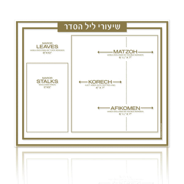 Traditional Shiurim Card — Acrylic Matzah Box | Judaica Square Lakewood