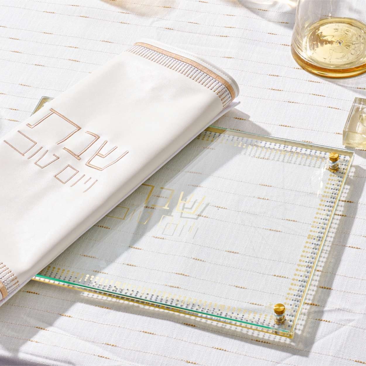 Trinket Challah Board — detail view | Judaica Square Lakewood