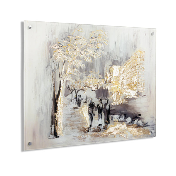 Walkway to the Kosel Painting | Judaica Square Lakewood