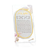 Watercolor Tabletop Hadlokas Neiros — lucite Tabletop Plaque | Judaica Square Lakewood