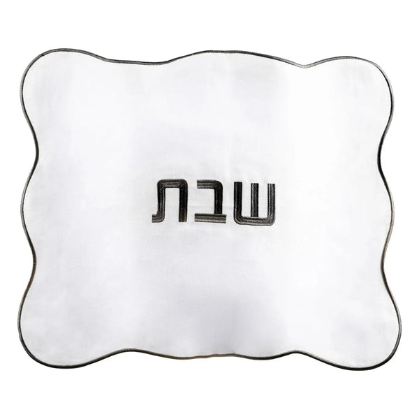 Wavy Linen Challah Cover | Judaica Square Lakewood