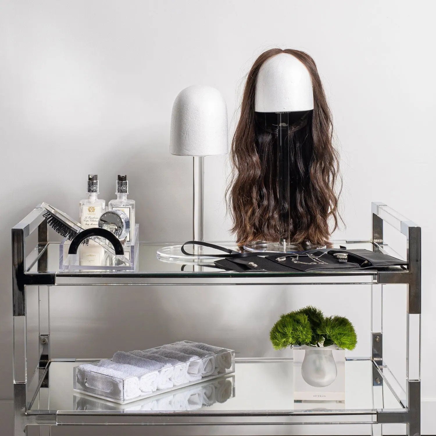 Lucite Wig Head | Judaica Square Lakewood
