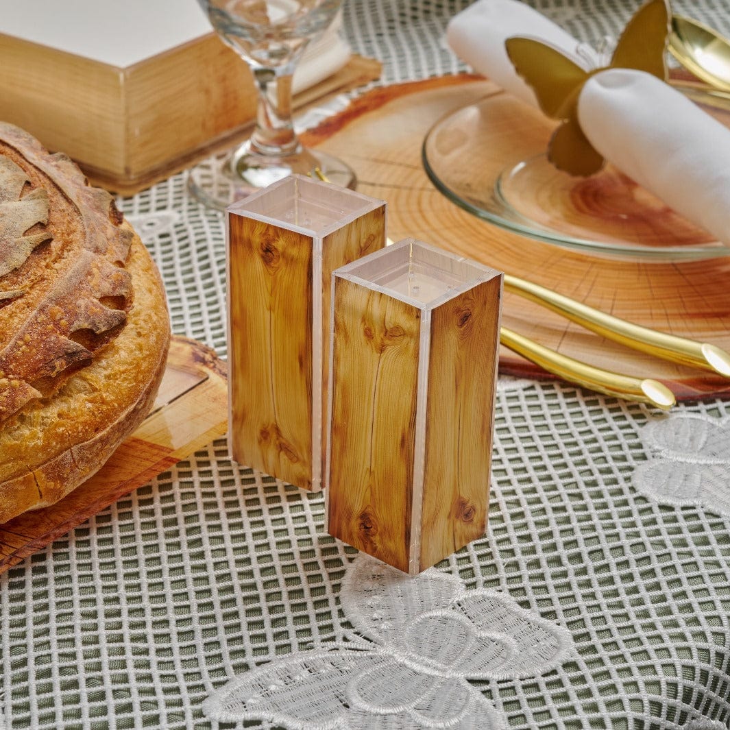 Wood Salt Shakers | Judaica Square Lakewood