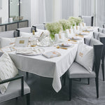 Woven Leather Pesach 2025 Tablescape