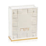 Woven Tzedakah Box — leather | Judaica Square Lakewood