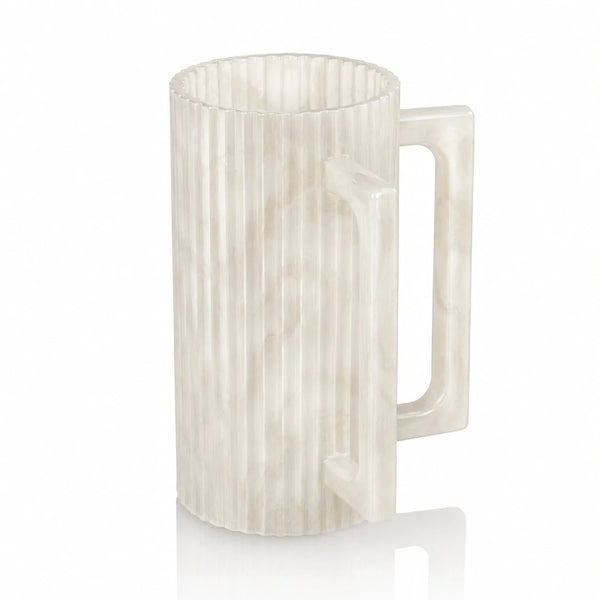 Waterdale Fluted Resin Netilas Yadayim Cup — 3.5 × 6 in | Judaica Square Lakewood