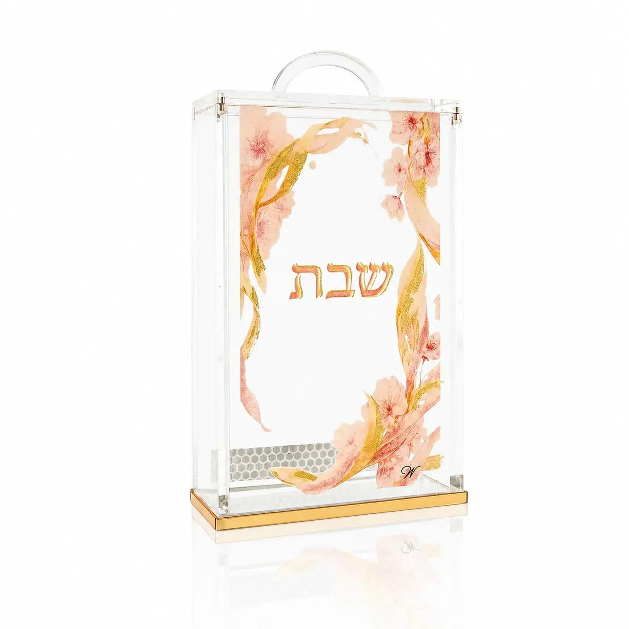 Watercolor Flowers Match Box — Match Box | Judaica Square Lakewood