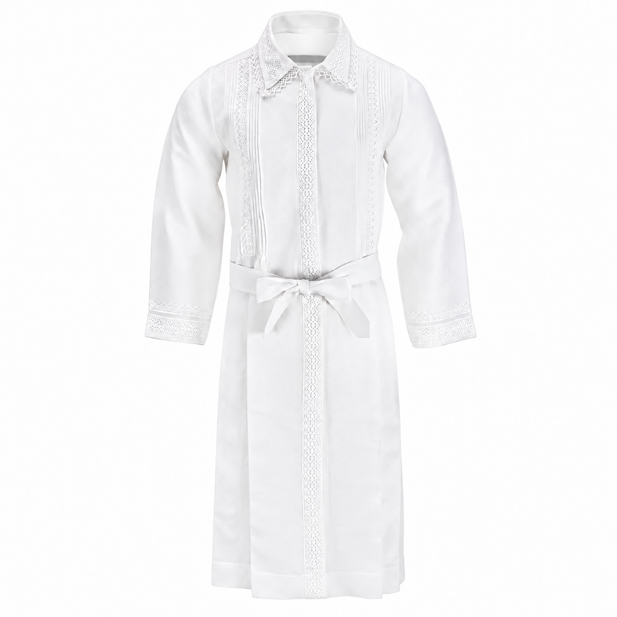 White Kittel — Diamond-Cross Lace