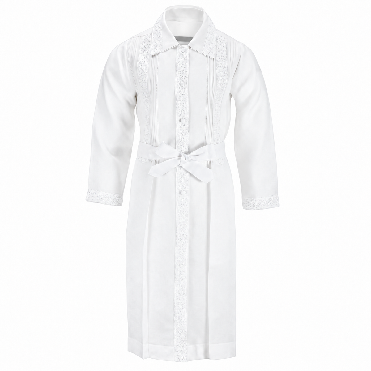 White Kittel — Ridge-Design Lace