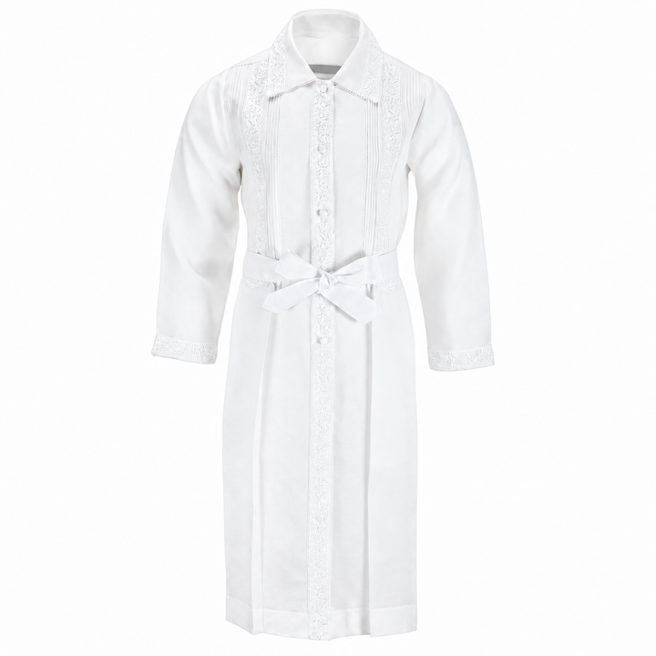 White Kittel — Ridge-Design Lace