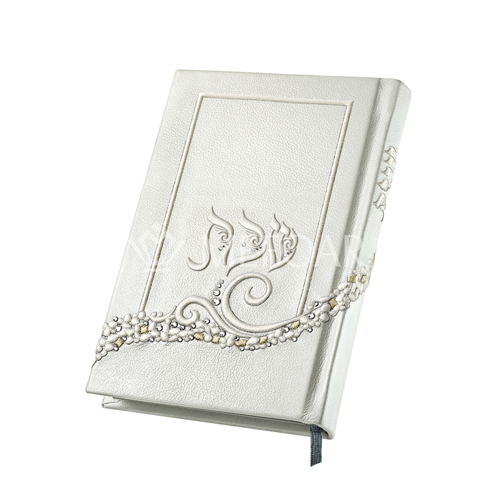 White Leather Zemiros — Design 1368