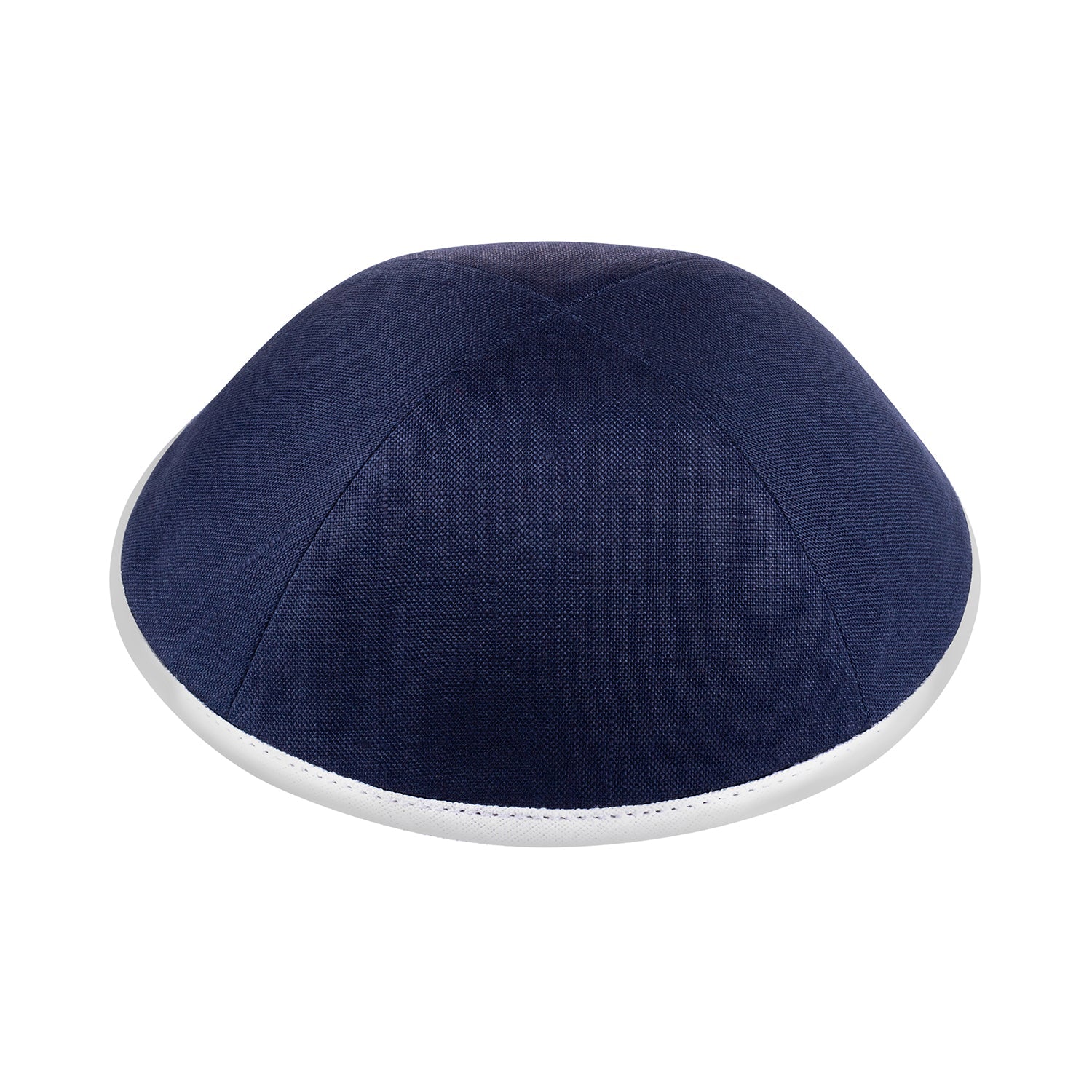 Navy Linen Kippah by iKippah - additional view 5