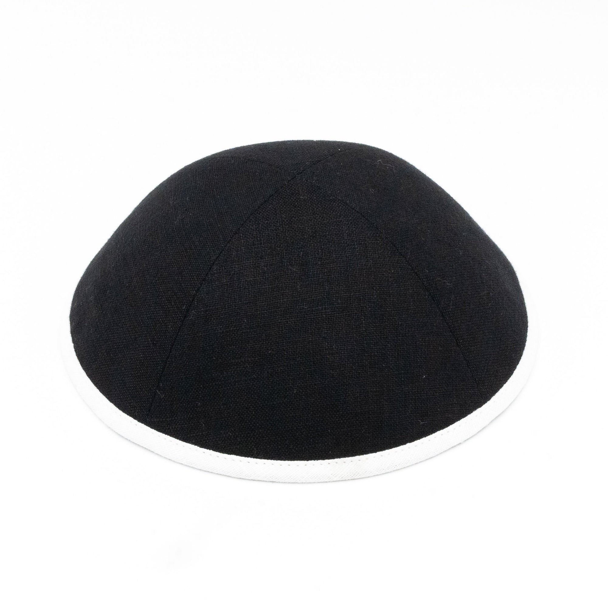 Black Linen Kippah by iKippah - additional view 9
