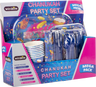 Winfaire Chanukah party set mega pack box with plates, cups and napkins