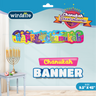 Winfaire Happy Chanukah cardboard banner package