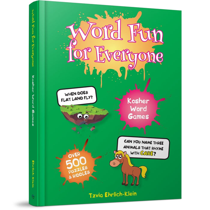 Word Fun for Everyone — Tzvia Ehrlich-Klein hardcover | Judaica Square Lakewood
