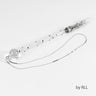 Rite Lite Pewter and Pink Crystal Yad with Stones