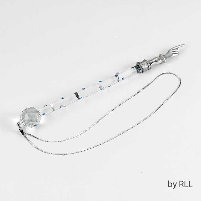 Rite Lite Pewter and Blue Crystal Yad with Stones