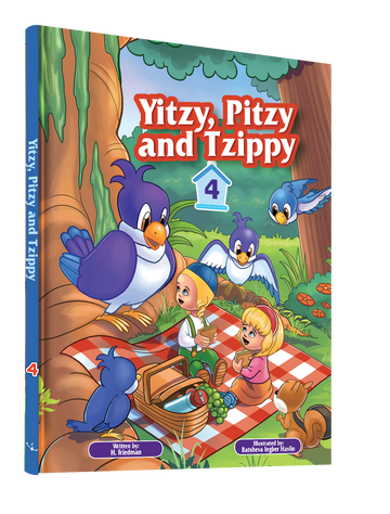 Yitzy, Pitzy and Tzippy - Volume 4 — English Comic Book — front cover