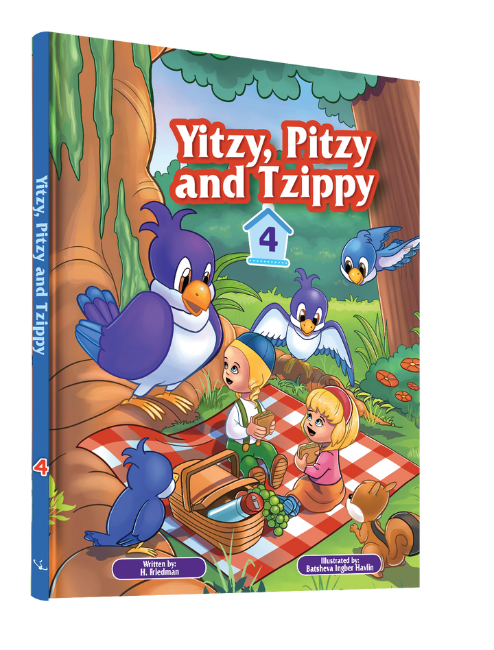 Yitzy, Pitzy and Tzippy - Volume 4 — English Comic Book — front cover